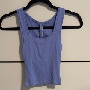 SKIMS Blue violet Cotton Ribbed Tank Top